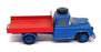 Vilmer Appx 12cm Long Diecast LIB026 - Chevrolet Truck - Blue/Red