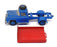 Vilmer Appx 12cm Long Diecast LIB026 - Chevrolet Truck - Blue/Red