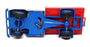 Vilmer Appx 12cm Long Diecast LIB026 - Chevrolet Truck - Blue/Red