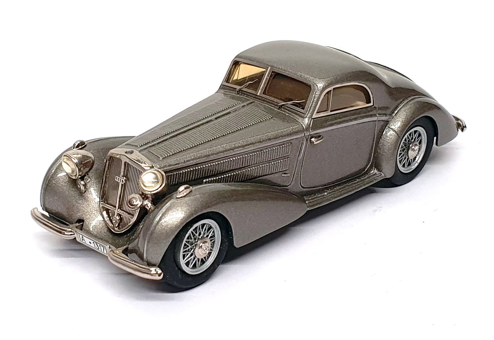 Tin Wizard 1/43 Scale LIB031 - 1937 Horch 853A Coupe Erdmann & Rossi - Grey