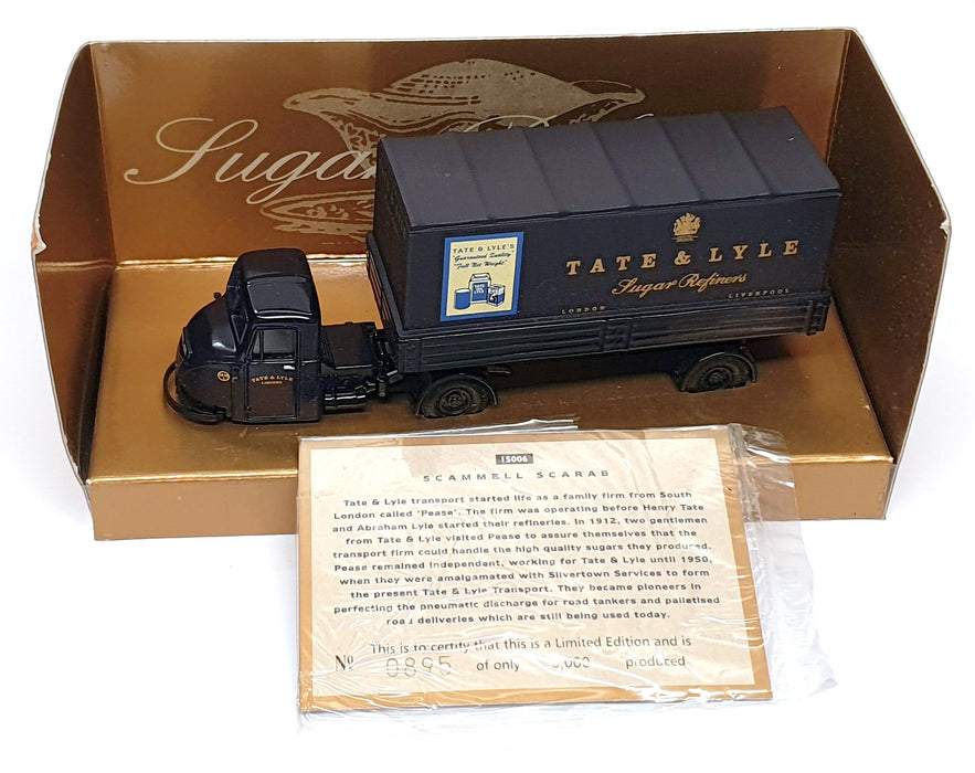 Corgi 1/50 Scale 15006 - Scammell Scarab Truck Tate & Lyle - Dk. Blue