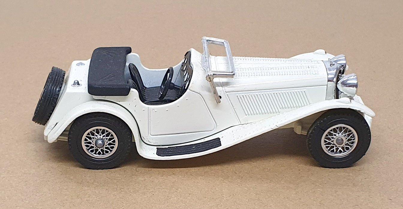Matchbox Appx 10cm Long Diecast LIB033 - 1936 Jaguar SS 100 - White