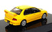 Autoart 1/43 Scale 57161 - Mitsubishi Lancer Evo VII Street Car - Yellow