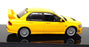 Autoart 1/43 Scale 57161 - Mitsubishi Lancer Evo VII Street Car - Yellow