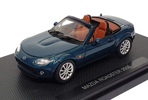 Ebbro 1/43 Scale Diecast 733 - 2005 Mazda Roadster - Nordic Green