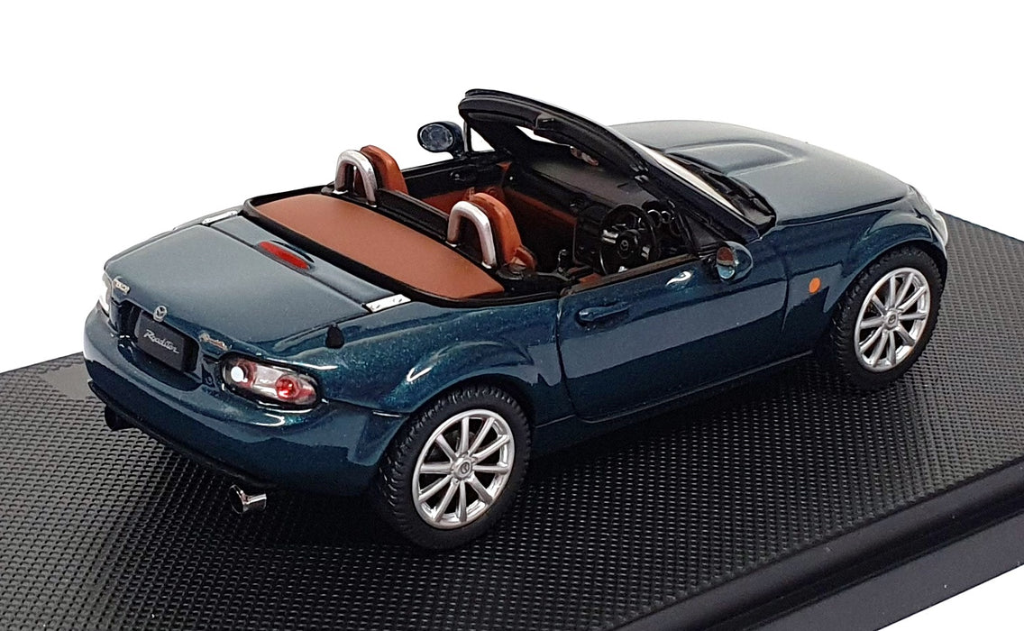 Ebbro 1/43 Scale Diecast 733 - 2005 Mazda Roadster - Nordic Green