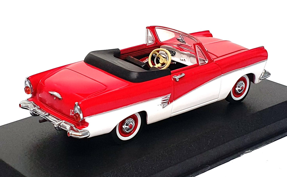 Detail Cars 1/43 Scale ART384 - 1957 Ford Taunus 17m Cabrio - Red/White