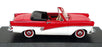 Detail Cars 1/43 Scale ART384 - 1957 Ford Taunus 17m Cabrio - Red/White