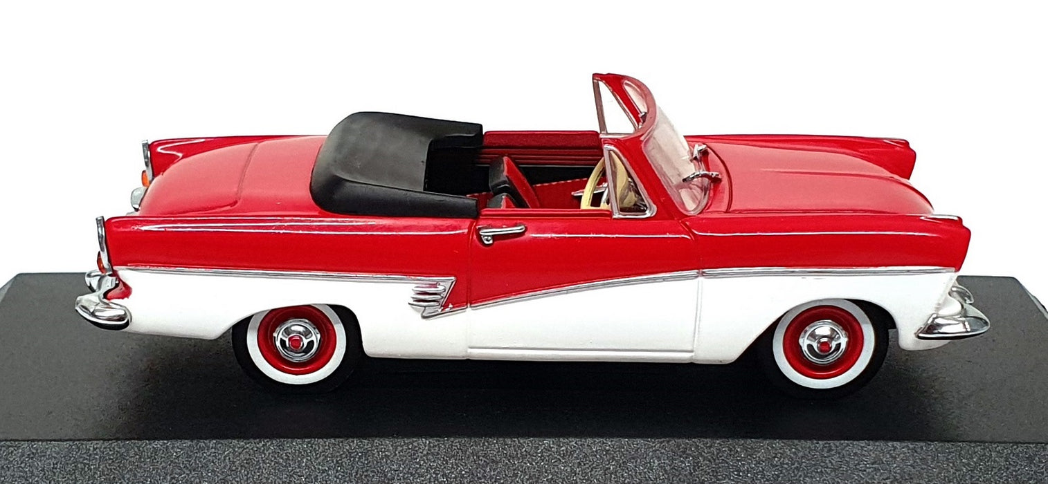 Detail Cars 1/43 Scale ART384 - 1957 Ford Taunus 17m Cabrio - Red/White
