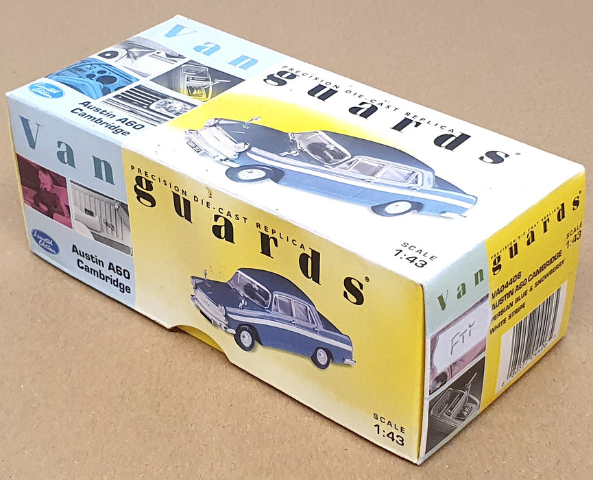 Vanguards 1/43 Scale VA04406 Austin A60 Cambridge - Persian Blue/Snowberry White