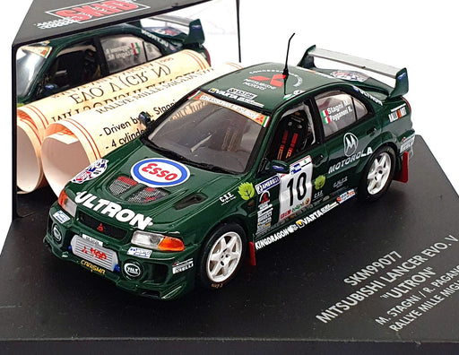 Skid 1/43 Scale SKM99077 - Mitsubishi Lancer EVO. V Ultron #10 Mille Miglia 1999