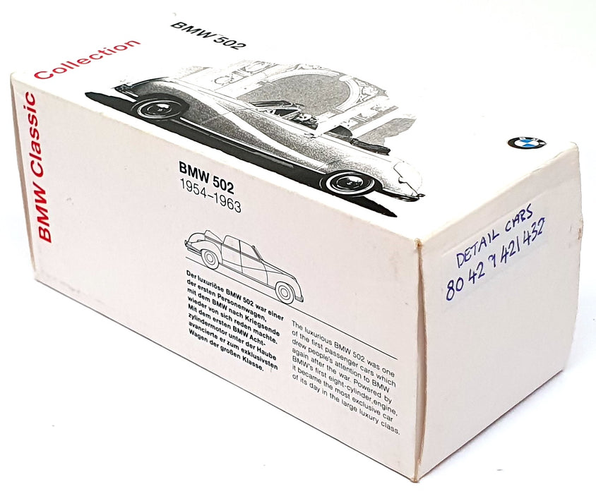 Detail Cars 1/43 Scale 80 42 9 421 432 - 1954-63 BMW 502 - Green