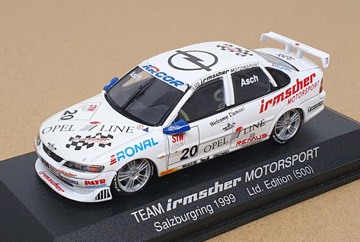 Minichamps 1/43 Scale 31828 - Opel Vectra Team Irmscher #20 Salzburgring 1999