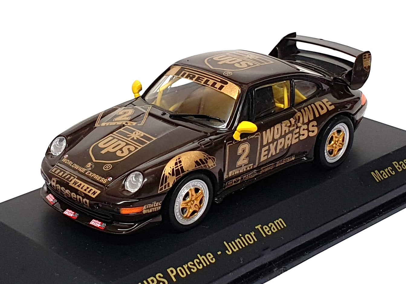 Minichamps 1/43 Scale UPS293 - UPS Porsche Junior Team #2 Marc Basseng