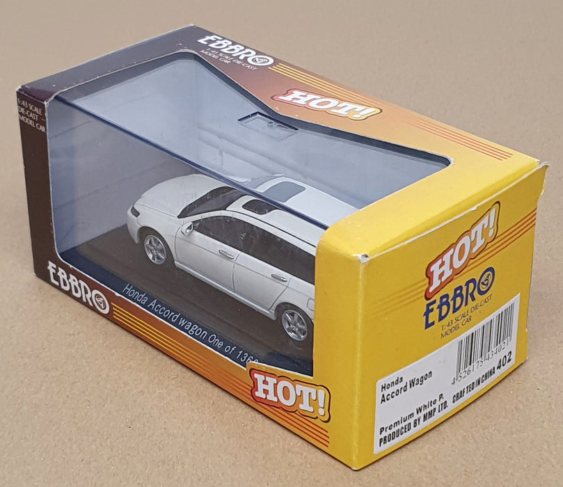 Ebbro 1/43 Scale Diecast 402 - Honda Accord Wagon - Premium White P.