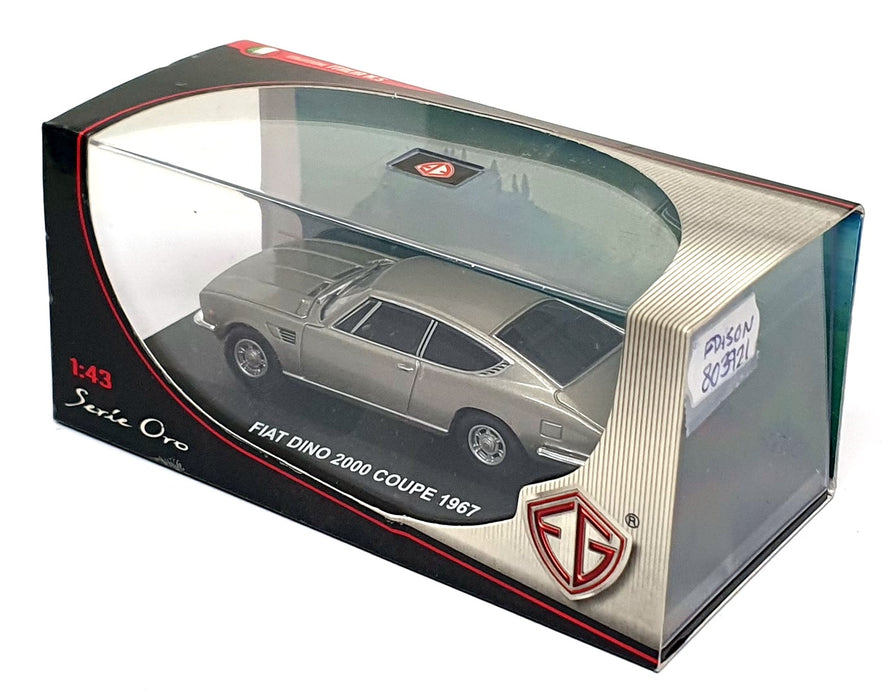 Edison Giocattoli 1/43 Scale 803921 - 1967 Fiat Dino 2000 Coupe - Met. Grey