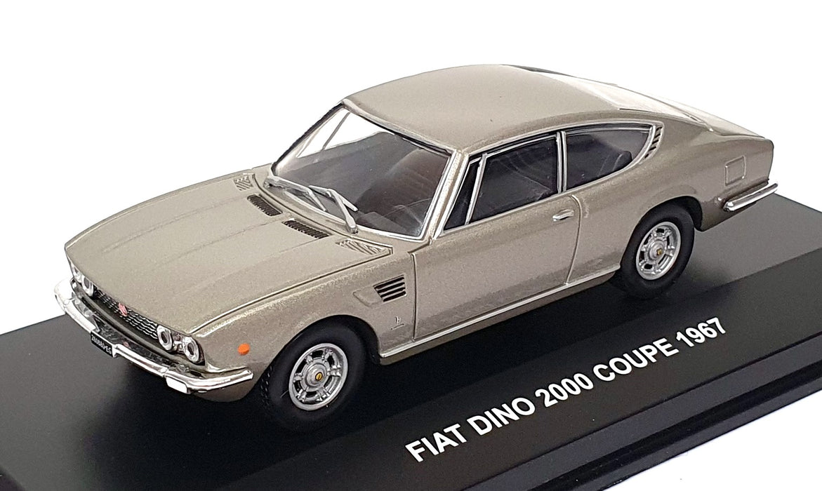 Edison Giocattoli 1/43 Scale 803921 - 1967 Fiat Dino 2000 Coupe - Met. Grey