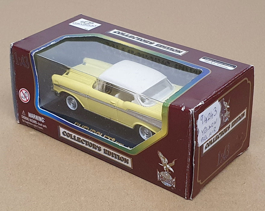 Road Legends 1/43 Scale Diecast 94243 - Chevrolet Bel Air - Yellow