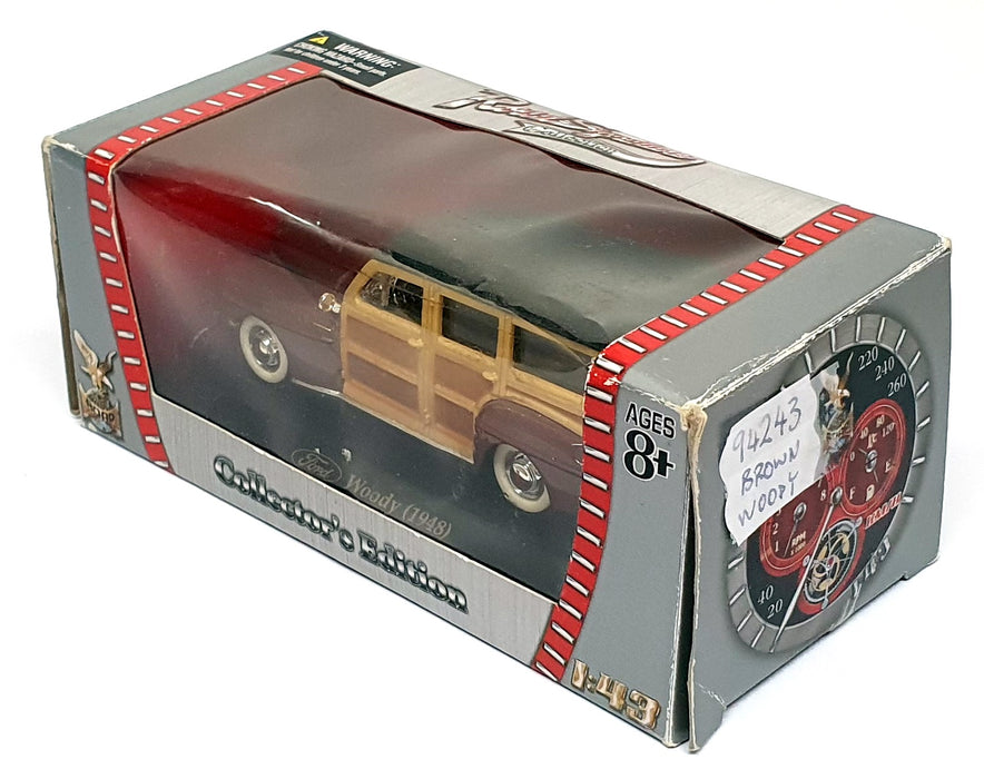 Road Signature 1/43 Scale Diecast 94243 - 1948 Ford Woody - Brown