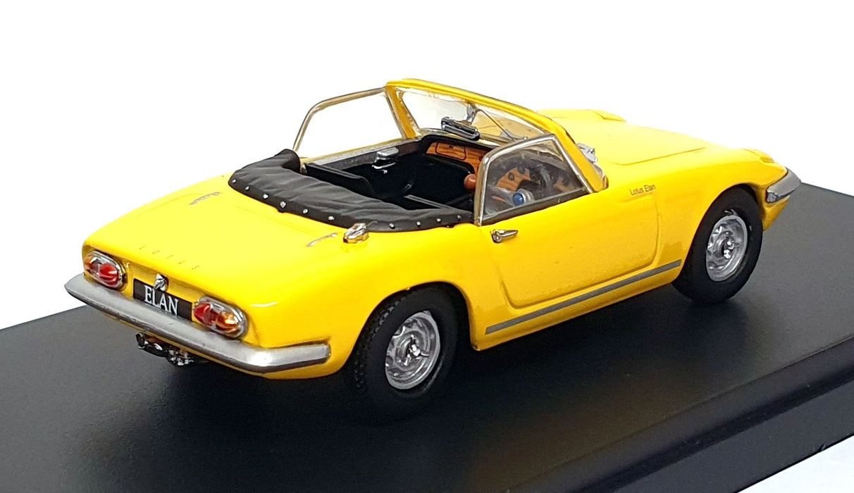 Kyosho 1/43 Scale Diecast 03041Y - Lotus Elan S3 Open - Yellow