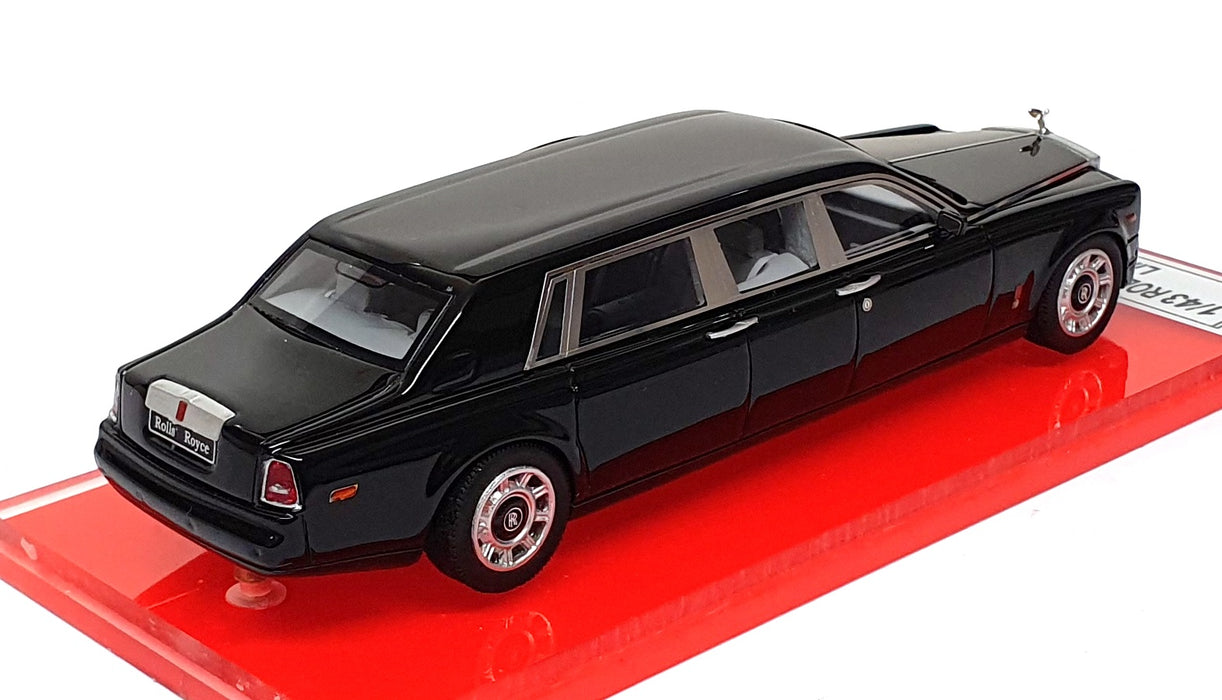 PT Model 1/43 Scale PT01B - Rolls Royce Phantom Limousine - Black