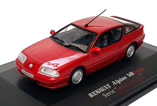 Universal Hobbies 1/43 Scale 1681 - Renault Alpine V6 Turbo Mille Milles - Red