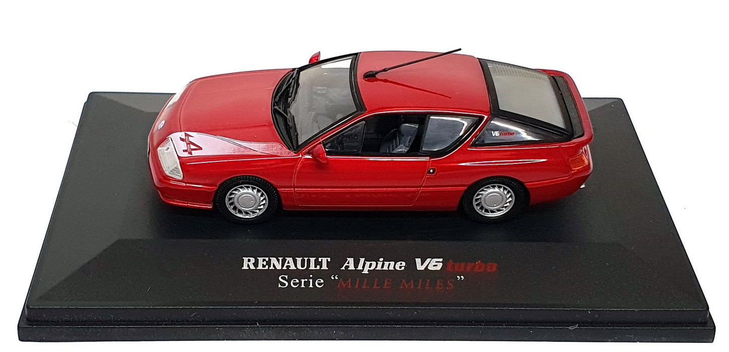 Universal Hobbies 1/43 Scale 1681 - Renault Alpine V6 Turbo Mille Milles - Red