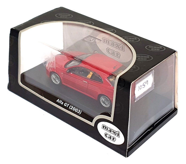 Maxi Car 1/43 Scale Diecast 1059 - 2003 Alfa Romeo Alfa GT - Red