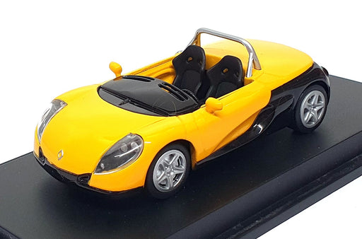 Del Prado 1/43 Scale 1997YB - 1997 Renault Spyder - Yellow/Black