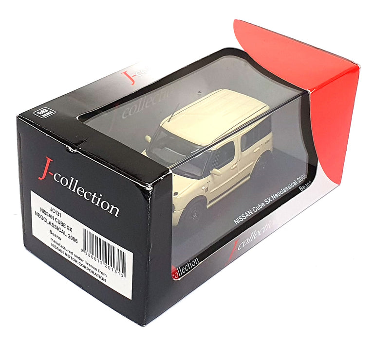J Collection 1/43 Scale JC131 - 2006 Nissan Cube SX Neoclassical Beans - Beige