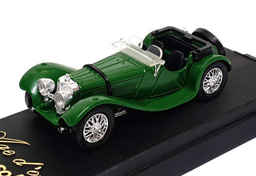 Solido 1/43 Scale 4002 - 1938 Jaguar SS100 - Green/Black Seats