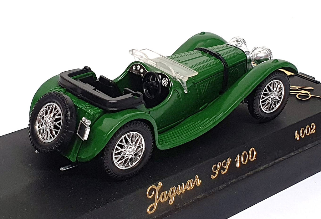 Solido 1/43 Scale 4002 - 1938 Jaguar SS100 - Green/Black Seats