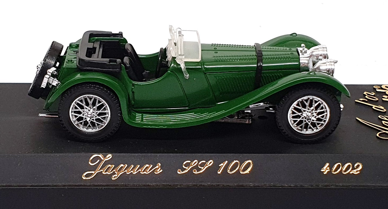 Solido 1/43 Scale 4002 - 1938 Jaguar SS100 - Green/Black Seats