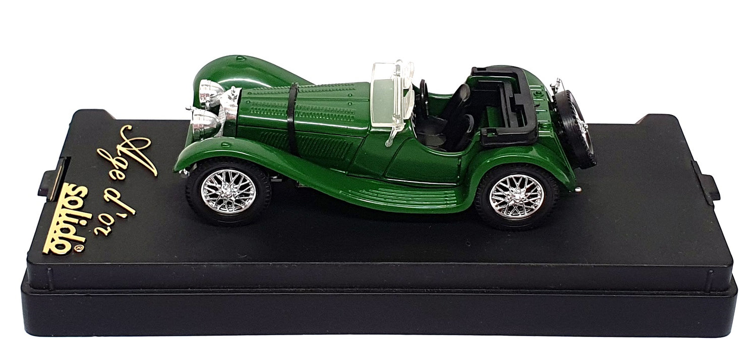 Solido 1/43 Scale 4002 - 1938 Jaguar SS100 - Green/Black Seats