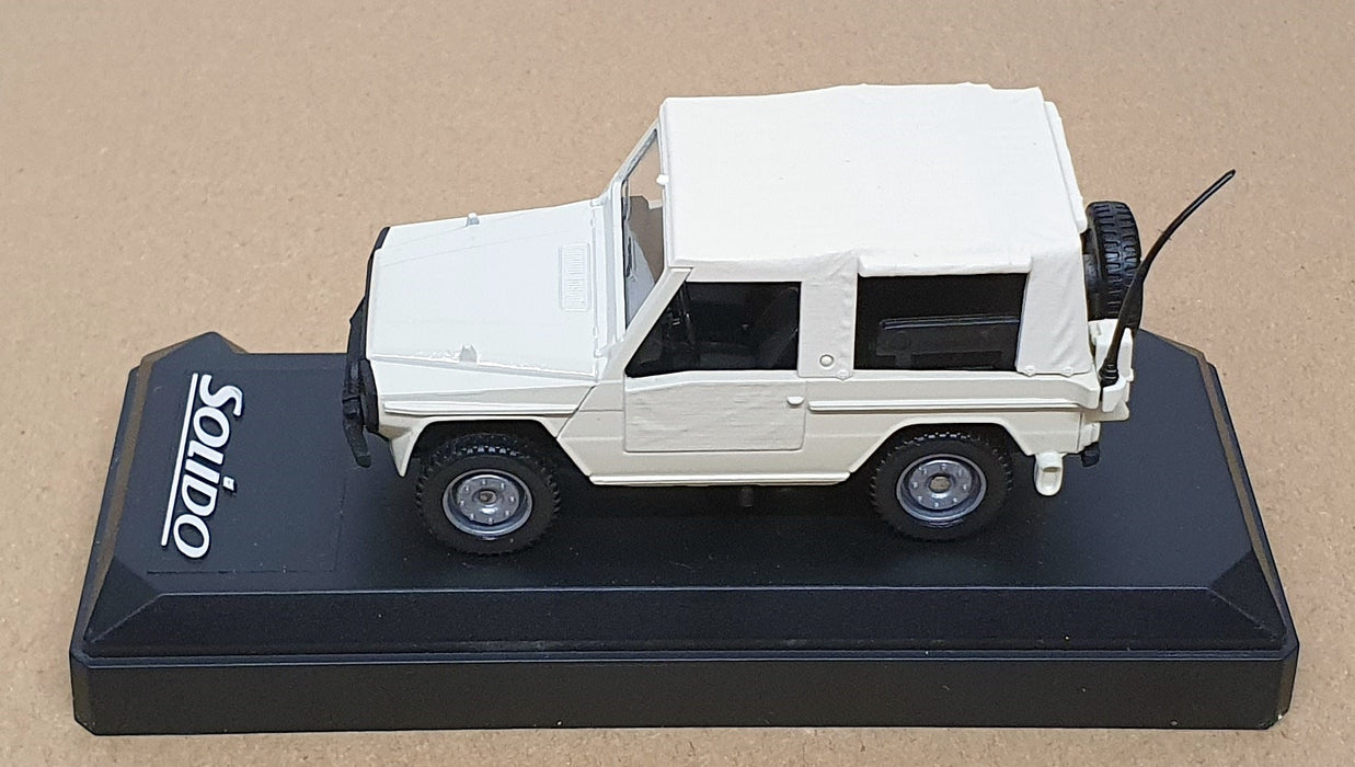 Solido 1/43 Scale Diecast 1859 - Peugeot P4 Off Road Vehicle - Ivory