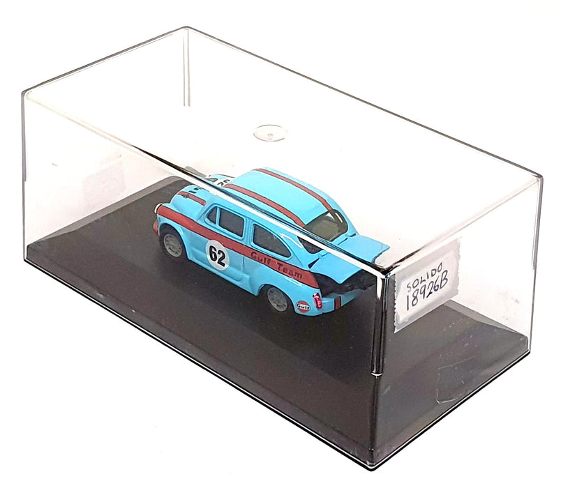 Solido 1/43 Scale Diecast 18926B - 1970 Fiat Abarth Gulf Team #62 - Cream