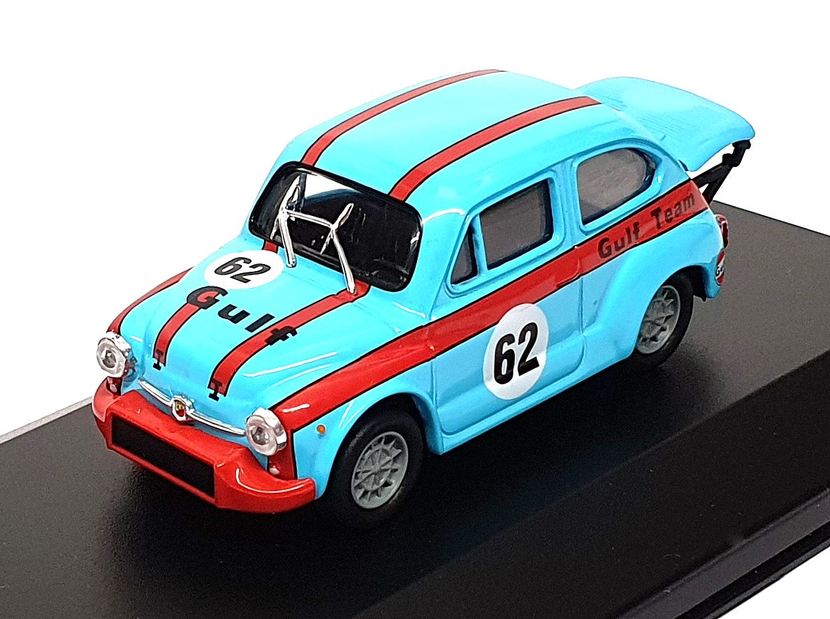 Solido 1/43 Scale Diecast 18926B - 1970 Fiat Abarth Gulf Team #62 - Cream