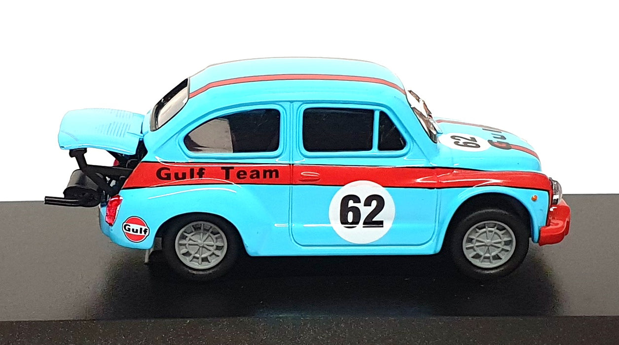 Solido 1/43 Scale Diecast 18926B - 1970 Fiat Abarth Gulf Team #62 - Cream