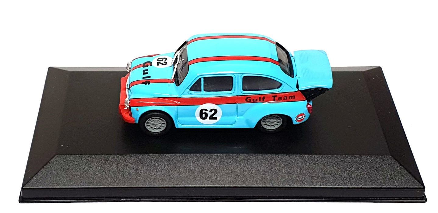 Solido 1/43 Scale Diecast 18926B - 1970 Fiat Abarth Gulf Team #62 - Cream