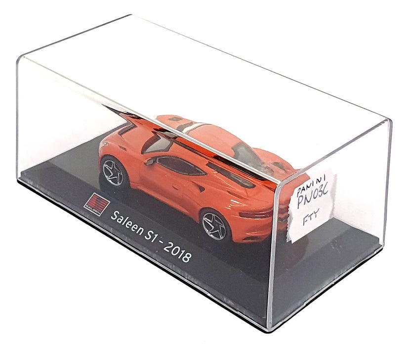 Panini 1/43 Scale Diecast PN03C - 2018 Saleen S1 - Met. Orange