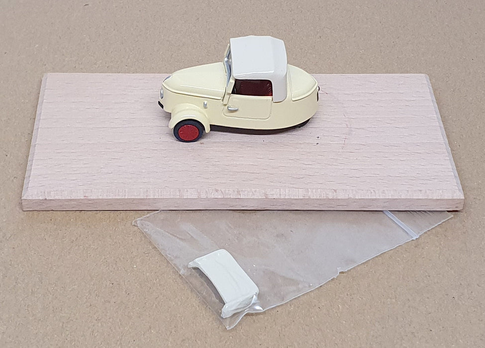 CCC Models 1/43 Scale 124 - 1942 Peugeot VLV Microcar - Pale Yellow/Cream