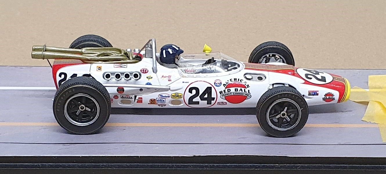 Spark 1/43 Scale 43IN66 - Lola T90 #24 Winner Indy 500 1966 G. Hill