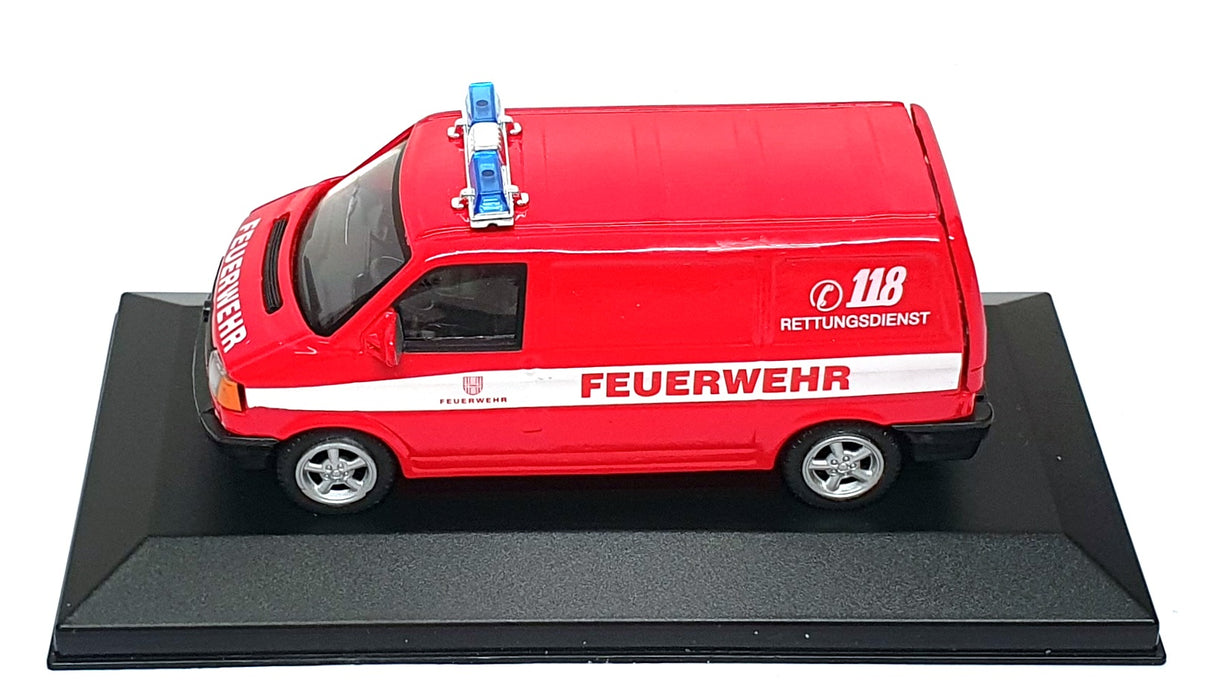 Altaya 1/43 Scale Diecast 18926H - Volkswagen Van Feuerwehr Fire - Red