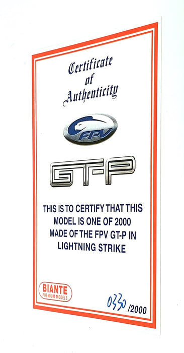 Biante 1/43 Scale B430704A - Ford GT-P Sedan Lightning Strike - Silver