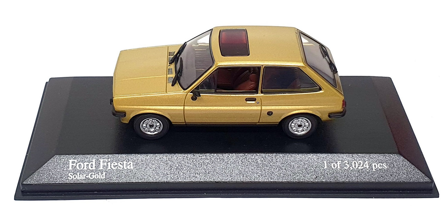 Minichamps 1/43 Scale 400 085100 - 1976 Ford Fiesta - Met. Gold