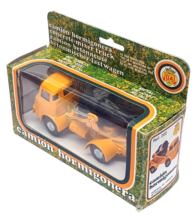 Joal 13cm Long Diecast 202 - Camion Hormigonera Cement Mixer Truck - Yellow