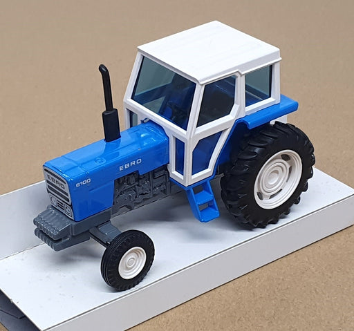Joal Appx 11.5cm Long Diecast 250 - Ebro 6100 Tractor - Blue/White