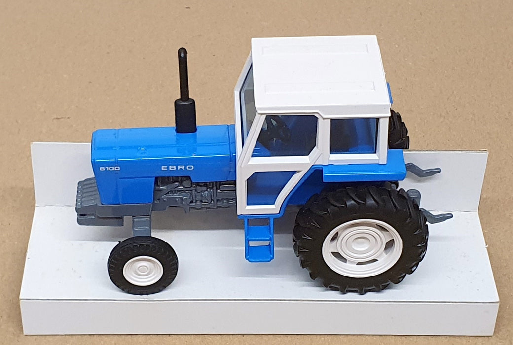 Joal Appx 11.5cm Long Diecast 250 - Ebro 6100 Tractor - Blue/White