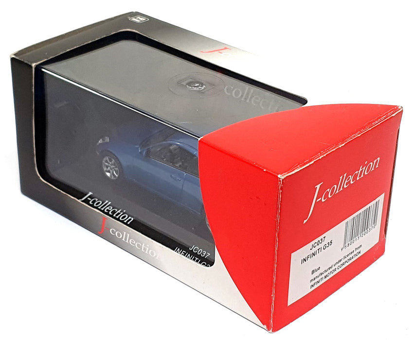 J Collection 1/43 Scale Diecast JC037 - Nissan Infiniti G35 - Blue
