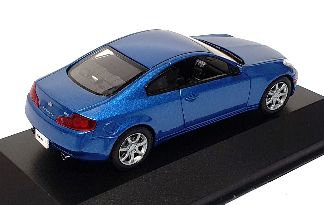 J Collection 1/43 Scale Diecast JC037 - Nissan Infiniti G35 - Blue